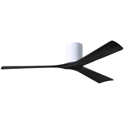 Atlas Fan Company Irene-H Flushmount 3 Blade Ceiling Fan - Color: Glossy - 