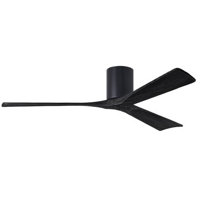 Atlas Fan Company Irene-H Flushmount 3 Blade Ceiling Fan - Color: Matte - B