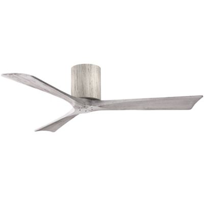 Atlas Fan Company Irene-H Flushmount 3 Blade Ceiling Fan - Color: Wood tone