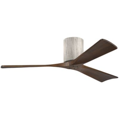 Atlas Fan Company Irene-H Flushmount 3 Blade Ceiling Fan - Color: Wood tone