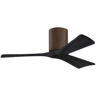 Atlas Fan Company Irene-H Flushmount 3 Blade Ceiling Fan - Color: Wood tone