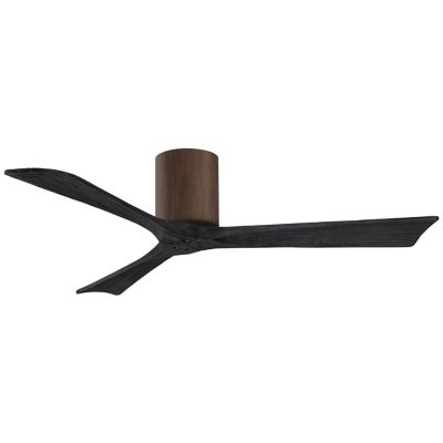 Atlas Fan Company Irene-H Flushmount 3 Blade Ceiling Fan - Color: Wood tone