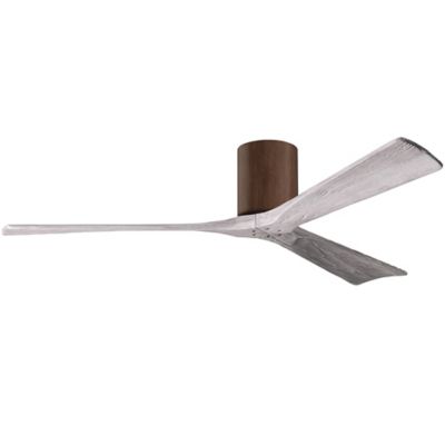 Atlas Fan Company Irene-H Flushmount 3 Blade Ceiling Fan - Color: Wood tone