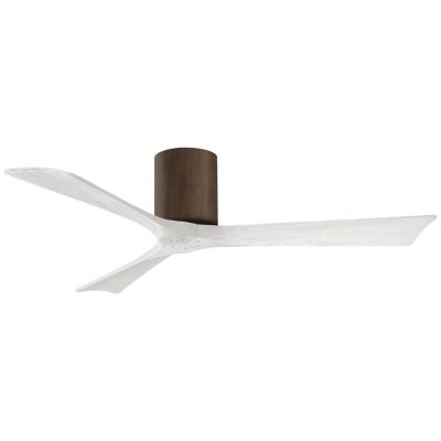 Atlas Fan Company Irene-H Flushmount 3 Blade Ceiling Fan - Color: Wood tone