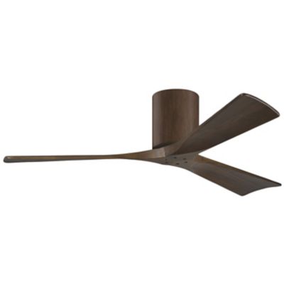 Atlas Fan Company Irene-H Flushmount 3 Blade Ceiling Fan - Color: Wood tone