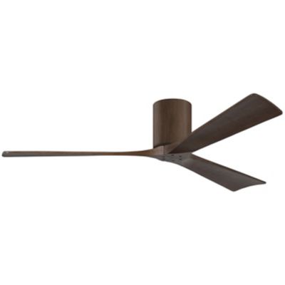 Atlas Fan Company Irene-H Flushmount 3 Blade Ceiling Fan - Color: Wood tone