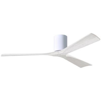 Atlas Fan Company Irene-H Flushmount 3 Blade Ceiling Fan - Color: Glossy - 