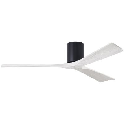 Atlas Fan Company Irene-H Flushmount 3 Blade Ceiling Fan - Color: Matte - B