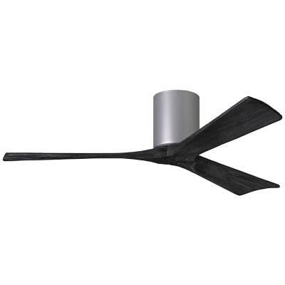 Atlas Fan Company Irene-H Flushmount 3 Blade Ceiling Fan - Color: Polished 