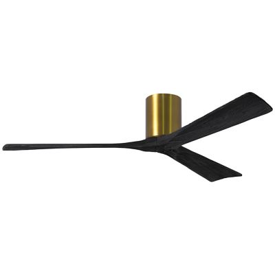 Atlas Fan Company Irene-H Flushmount 3 Blade Ceiling Fan - Color: Antique -