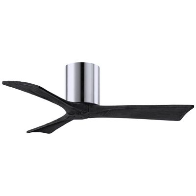 Atlas Fan Company Irene-H Flushmount 3 Blade Ceiling Fan - Color: Polished 