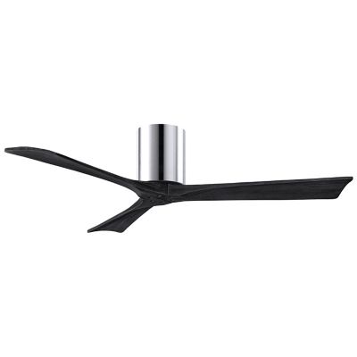 Atlas Fan Company Irene-H Flushmount 3 Blade Ceiling Fan - Color: Polished 