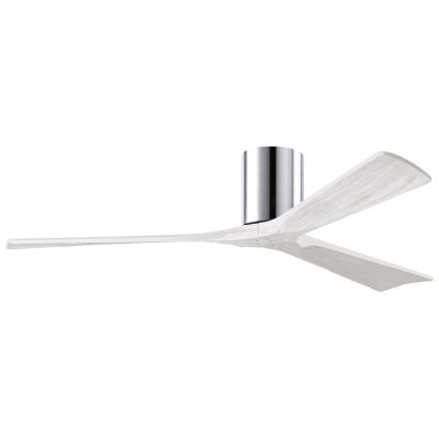 Atlas Fan Company Irene-H Flushmount 3 Blade Ceiling Fan - Color: Polished 