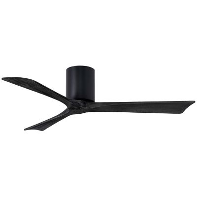 Atlas Fan Company Irene-H Flushmount 3 Blade Ceiling Fan - Color: Matte - B