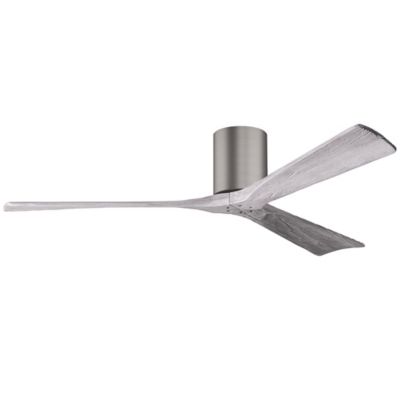 Atlas Fan Company Irene-H Flushmount 3 Blade Ceiling Fan - Color: Polished 