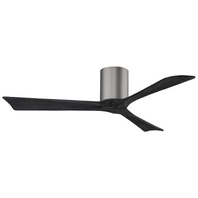 Atlas Fan Company Irene-H Flushmount 3 Blade Ceiling Fan - Color: Polished 