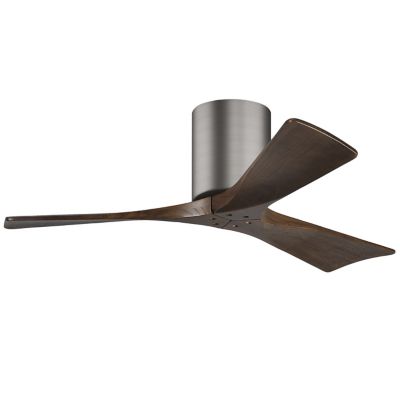 Atlas Fan Company Irene-H Flushmount 3 Blade Ceiling Fan - Color: Polished 