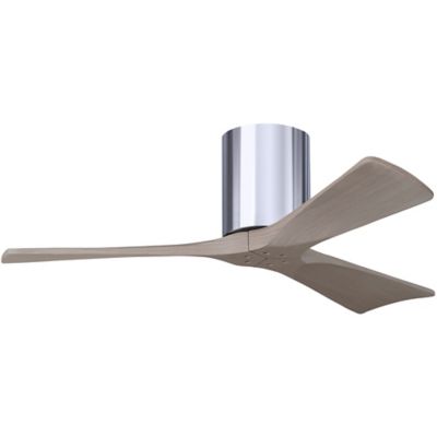 Atlas Fan Company Irene-H Flushmount 3 Blade Ceiling Fan - Color: Polished 