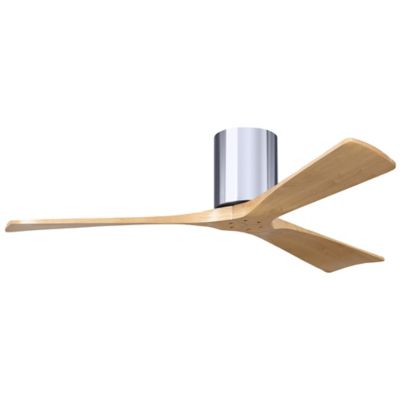 Atlas Fan Company Irene-H Flushmount 3 Blade Ceiling Fan - Color: Polished 