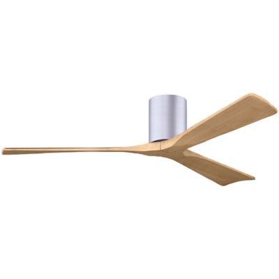 Atlas Fan Company Irene-H Flushmount 3 Blade Ceiling Fan - Color: Polished 