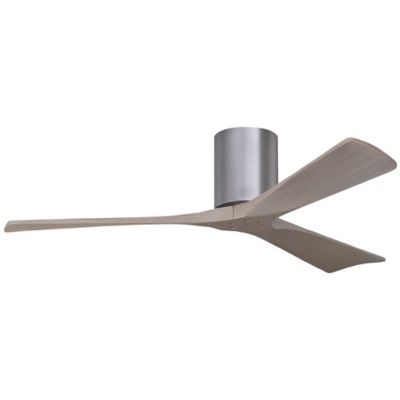 Atlas Fan Company Irene-H Flushmount 3 Blade Ceiling Fan - Color: Polished 