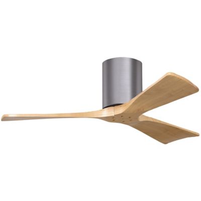 Atlas Fan Company Irene-H Flushmount 3 Blade Ceiling Fan - Color: Polished 