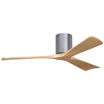 Atlas Fan Company Irene-H Flushmount 3 Blade Ceiling Fan - Color: Polished 