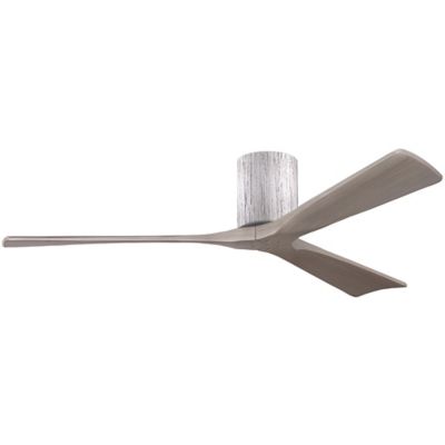 Atlas Fan Company Irene-H Flushmount 3 Blade Ceiling Fan - Color: Wood tone