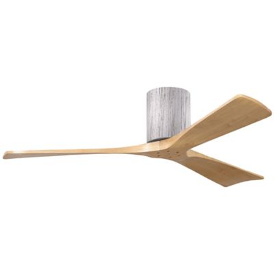 Atlas Fan Company Irene-H Flushmount 3 Blade Ceiling Fan - Color: Wood tone