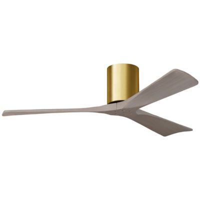 Atlas Fan Company Irene-H Flushmount 3 Blade Ceiling Fan - Color: Antique -