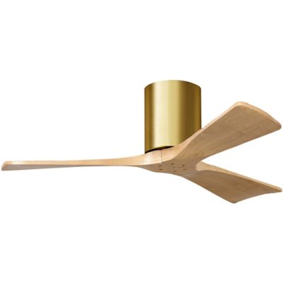 Atlas Fan Company Irene-H Flushmount 3 Blade Ceiling Fan - Color: Antique -