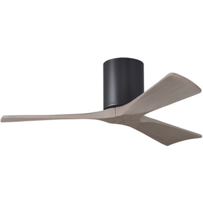 Atlas Fan Company Irene-H Flushmount 3 Blade Ceiling Fan - Color: Matte - B