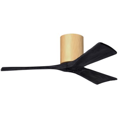 Atlas Fan Company Irene-H Flushmount 3 Blade Ceiling Fan - Color: Wood tone