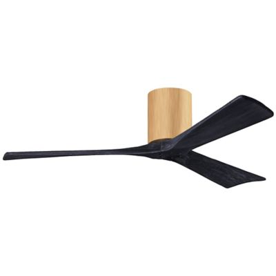 Atlas Fan Company Irene-H Flushmount 3 Blade Ceiling Fan - Color: Wood tone