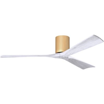 Atlas Fan Company Irene-H Flushmount 3 Blade Ceiling Fan - Color: Wood tone