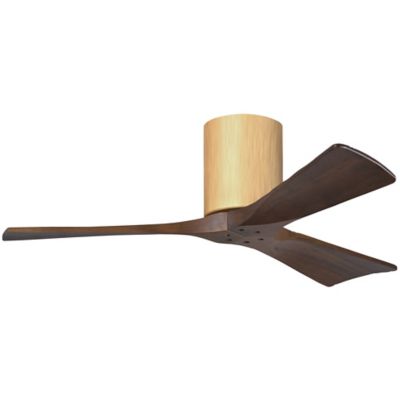 Atlas Fan Company Irene-H Flushmount 3 Blade Ceiling Fan - Color: Wood tone