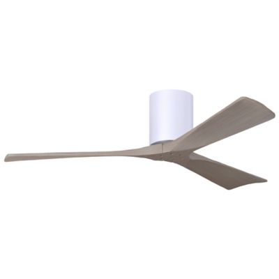 Atlas Fan Company Irene-H Flushmount 3 Blade Ceiling Fan - Color: Glossy - 