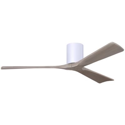 Atlas Fan Company Irene-H Flushmount 3 Blade Ceiling Fan - Color: Glossy - 