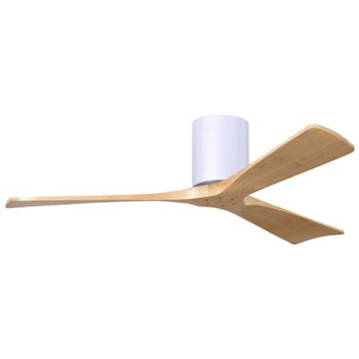 Atlas Fan Company Irene-H Flushmount 3 Blade Ceiling Fan - Color: Glossy - 