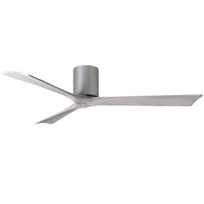 Atlas Fan Company Irene-H Flushmount 3 Blade Ceiling Fan - Color: Polished 