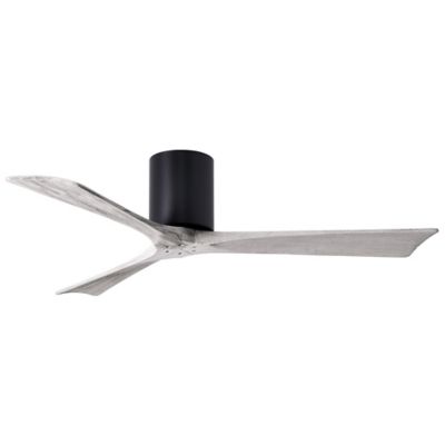 Atlas Fan Company Irene-H Flushmount 3 Blade Ceiling Fan - Color: Matte - B