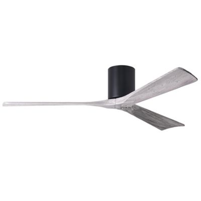 Atlas Fan Company Irene-H Flushmount 3 Blade Ceiling Fan - Color: Matte - B