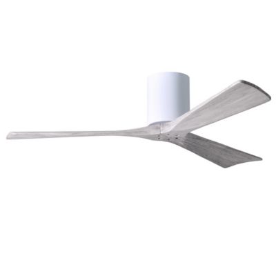 Atlas Fan Company Irene-H Flushmount 3 Blade Ceiling Fan - Color: Glossy - 