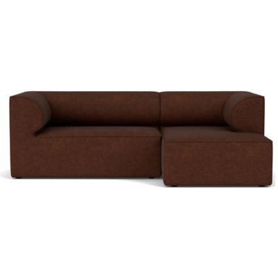 Audo Copenhagen Eave 2-Seater Sofa with Chaise - Color: Brown - Size: Mediu