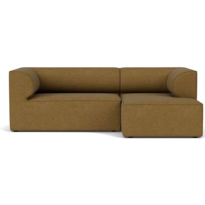 Audo Copenhagen Eave 2-Seater Sofa with Chaise - Color: Brown - Size: Mediu