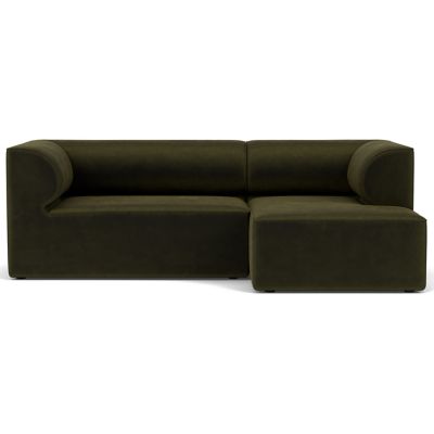 Audo Copenhagen Eave 2-Seater Sofa with Chaise - Color: Green - Size: Mediu