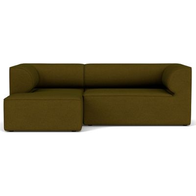 Audo Copenhagen Eave 2-Seater Sofa with Chaise - Color: Green - Size: Mediu