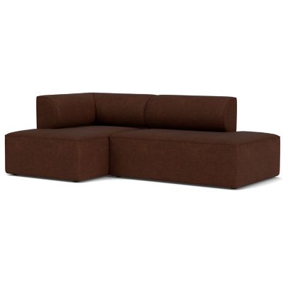 Audo Copenhagen Eave 2-Seater Open End Sofa with Chaise - Color: Brown - Si