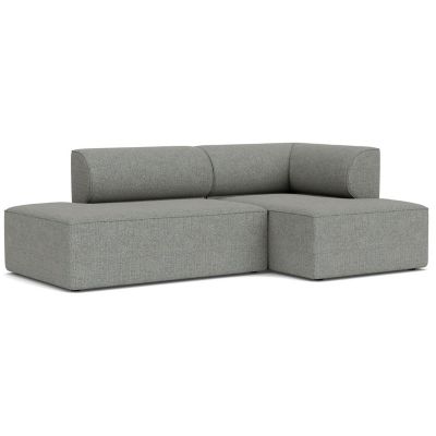 Audo Copenhagen Eave 2-Seater Open End Sofa with Chaise - Color: Grey - Siz