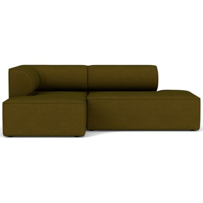 Audo Copenhagen Eave 2-Seater Open End Sofa with Chaise - Color: Green - Si